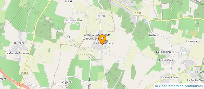 localisation de l'entreprise GEO NATURE SARL à BRISSAC LOIRE AUBANCE
