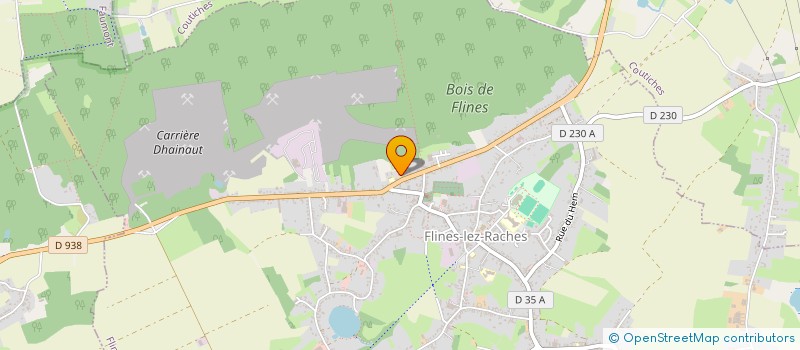 localisation de l'entreprise GEO-NORE à FLINES-LEZ-RACHES