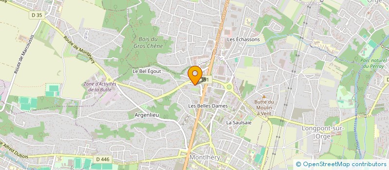 localisation de l'entreprise GEO.PRO.LOG  MONTLHERY