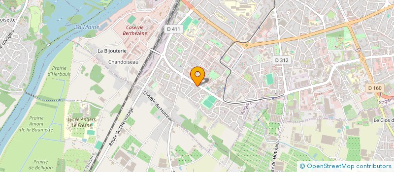 localisation de l'entreprise GEO-PROJECTION  ANGERS