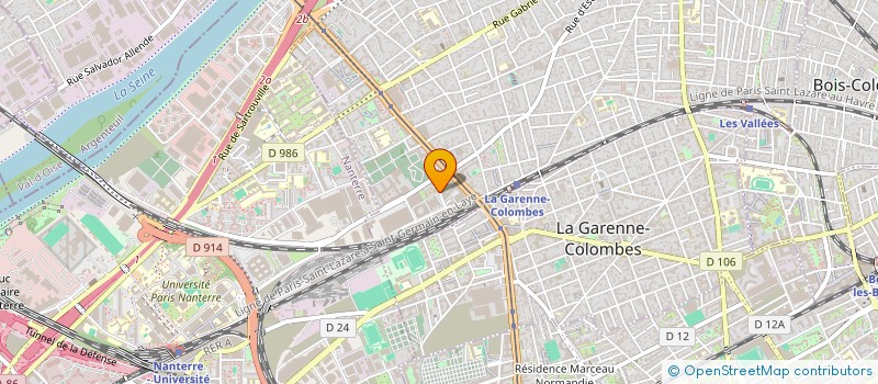 localisation de l'entreprise GEO-PROSPECT SERVICES à COLOMBES