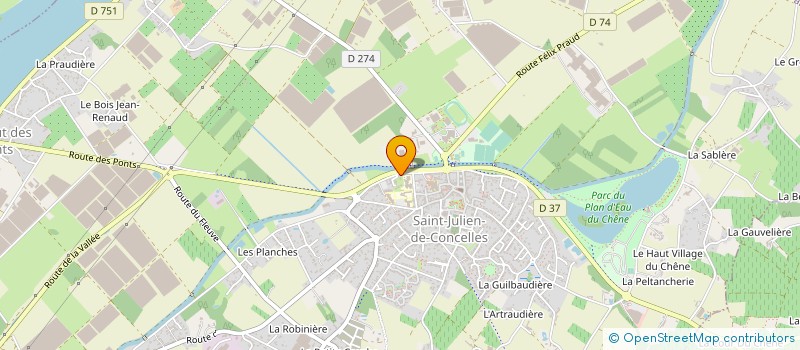 localisation de l'entreprise GEO RENOVATIONS à SAINT-JULIEN-DE-CONCELLES