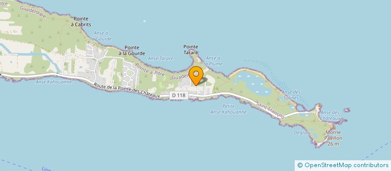 localisation de l'entreprise GEO ROUTE  SAINT-FRANCOIS