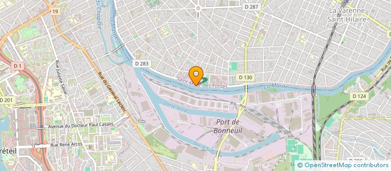 localisation de l'entreprise GEO SERVICES  SAINT-MAUR-DES-FOSSES