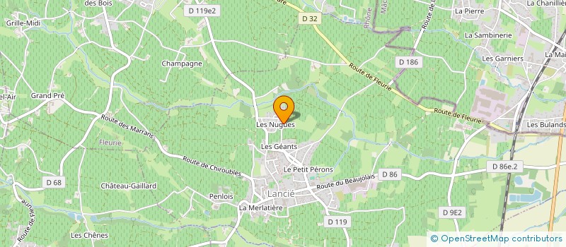 localisation de l'entreprise GEO-SPHERE  LANCIE