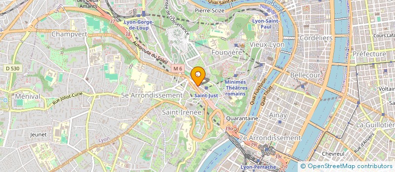 localisation de l'entreprise GEO ST JUST  LYON