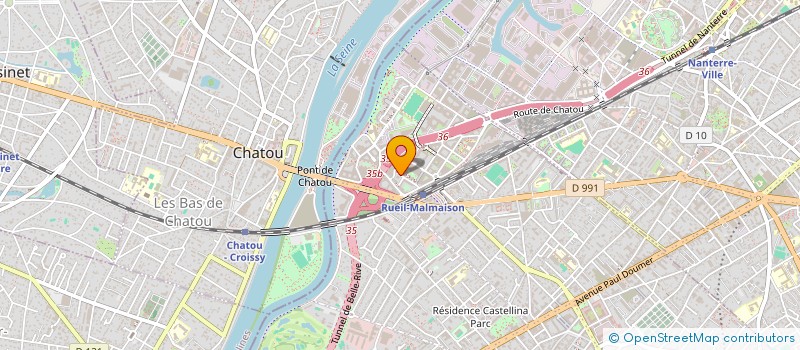 localisation de l'entreprise GEO TECH à RUEIL-MALMAISON