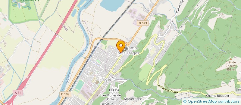 localisation de l'entreprise GEO THERM ENERGY  LE CHAMP-PRES-FROGES