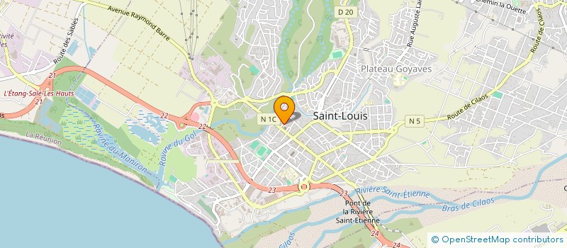 localisation de l'entreprise GEO TOP SARL à SAINT-LOUIS