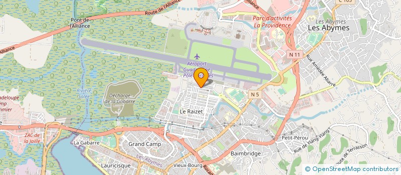 localisation de l'entreprise GEO TROUVE TOU à LES ABYMES