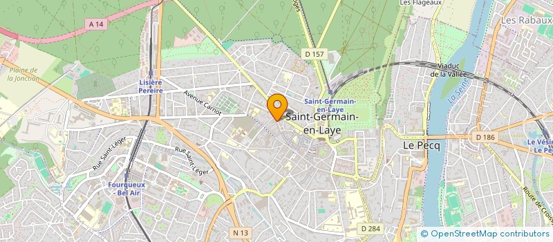 localisation de l'entreprise GEO-VISION GEOMETRES à SAINT-GERMAIN-EN-LAYE