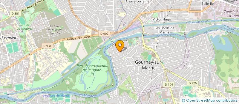 localisation de l'entreprise GEO VOYAGES à GOURNAY SUR MARNE