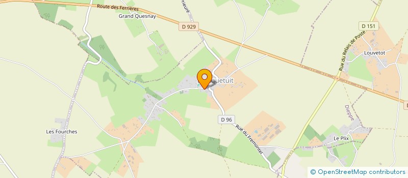 localisation de l'entreprise GEO4XSERVICES  BRACQUETUIT