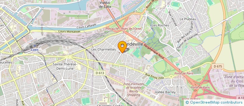 localisation de l'entreprise GEOALRI à MONDEVILLE