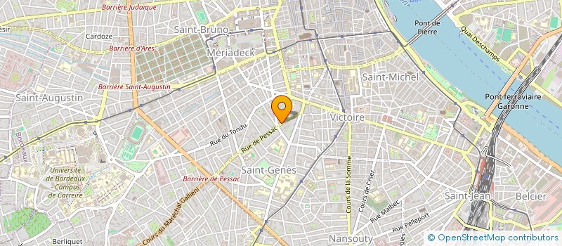 localisation de l'entreprise GEOBAT 33  BORDEAUX