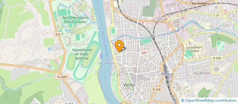 localisation de l'entreprise GEOBAT à VICHY