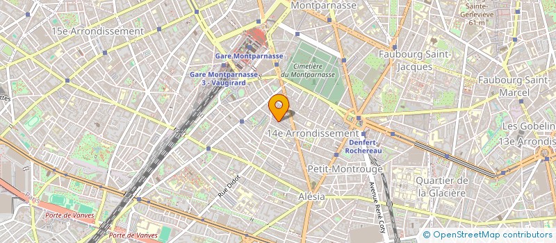 localisation de l'entreprise GEOBAT C.D.F.P  PARIS