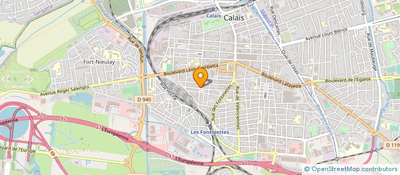 localisation de l'entreprise GEOBAT ECO STRUCTURE  CALAIS