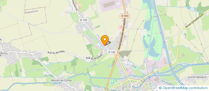 localisation de l'entreprise GEOBATHY  AIRE-SUR-LA-LYS