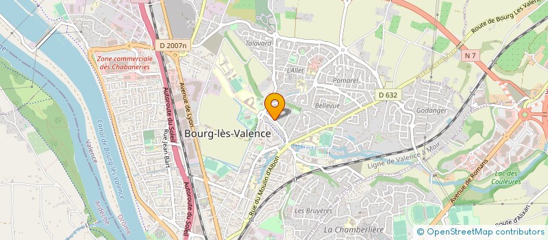 localisation de l'entreprise GEOBIOLOGIA à BOURG-LES-VALENCE