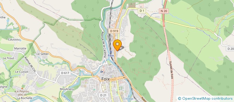 localisation de l'entreprise GEOBIOSOL à FOIX