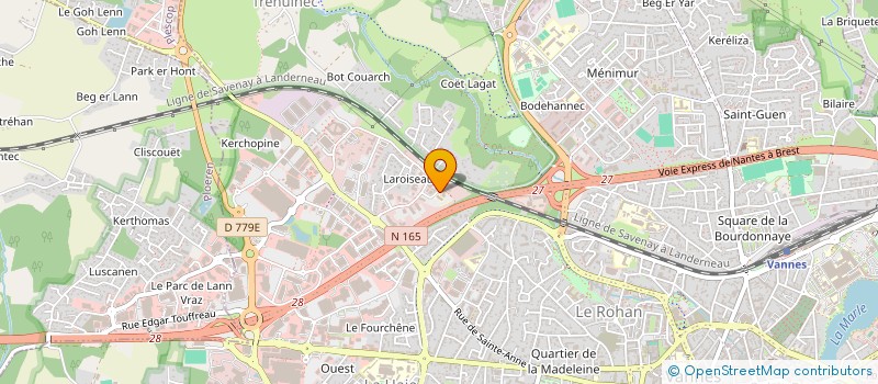 localisation de l'entreprise GEOBRETAGNESUD à VANNES