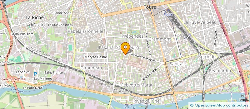 localisation de l'entreprise GEOCALDU  TOURS