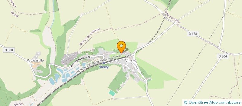 localisation de l'entreprise GEOCAM ELEVAGES  VIERZY