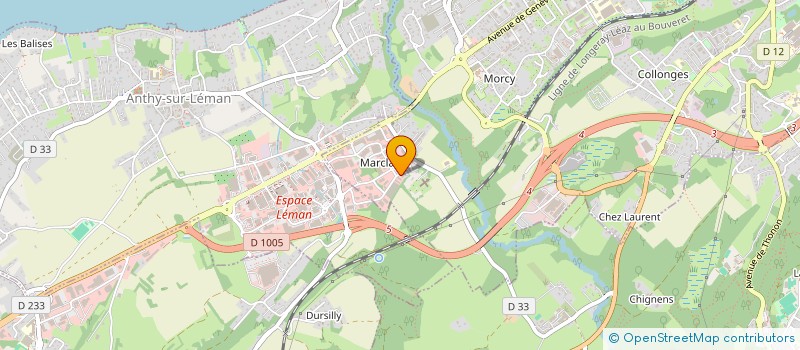 localisation de l'entreprise GEOCHABLAIS à THONON-LES-BAINS