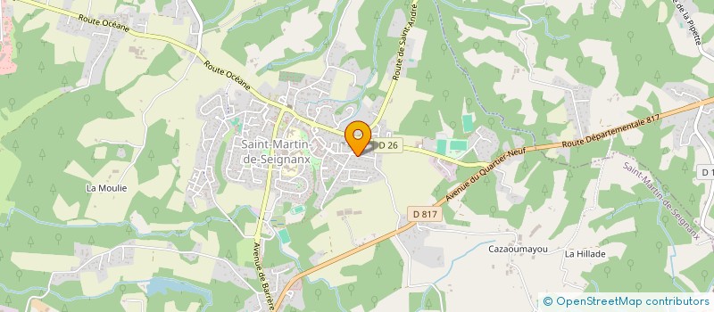 localisation de l'entreprise GEOCIAM à SAINT-MARTIN-DE-SEIGNANX