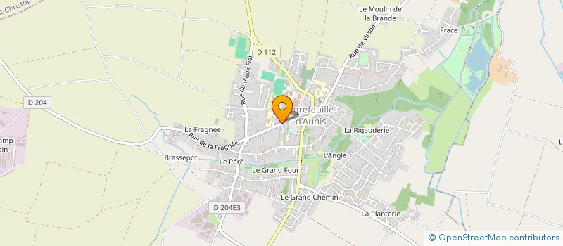 localisation de l'entreprise GEOCIBLE à AIGREFEUILLE-D'AUNIS