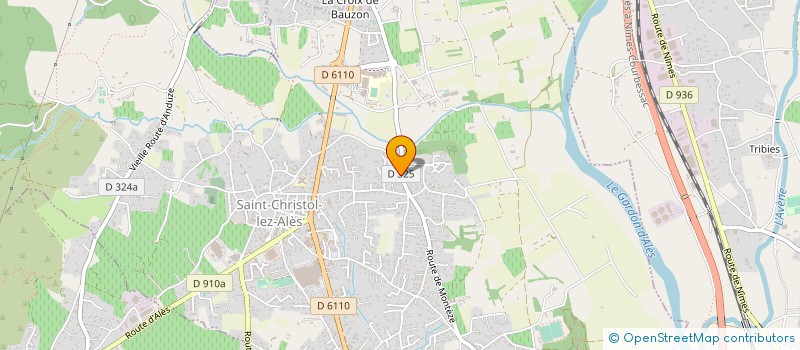 localisation de l'entreprise GEOCM GEOLOGIE à SAINT-CHRISTOL-LEZ-ALES