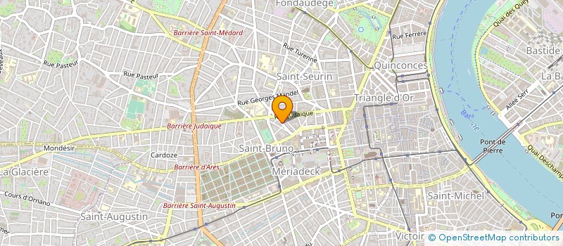 localisation de l'entreprise GEOCOM  BORDEAUX