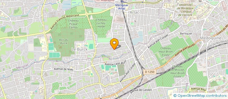 localisation de l'entreprise GEOCOS  MERIGNAC