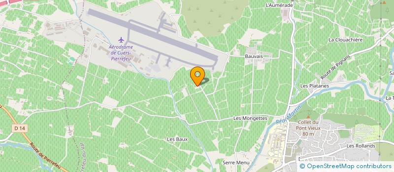 localisation de l'entreprise GEOCRIS à CUERS