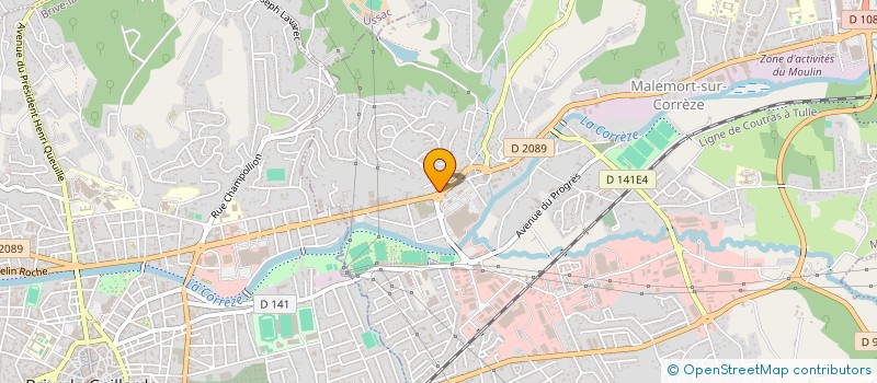 localisation de l'entreprise GEOD SOCIETE DE GEOMETRE EXPERT à MALEMORT