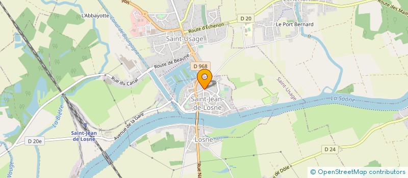 localisation de l'entreprise GEODA à SAINT-USAGE