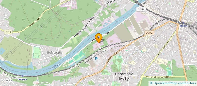 localisation de l'entreprise GEODALYS à DAMMARIE-LES-LYS