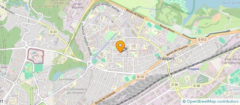 localisation de l'entreprise GEODATA SERVICES à TRAPPES