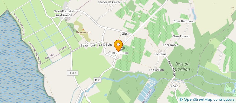 localisation de l'entreprise GEODAVIDEC à SAINT-FORT-SUR-GIRONDE