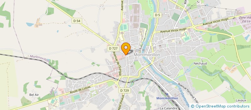 localisation de l'entreprise GEODE  ROUSSINES