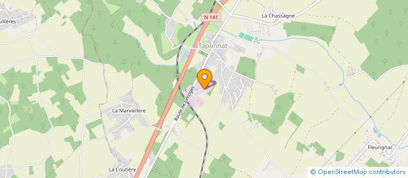 localisation de l'entreprise GEODE à TAPONNAT-FLEURIGNAC