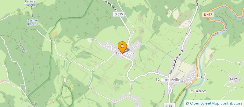 localisation de l'entreprise GEODE  LA LONGEVILLE