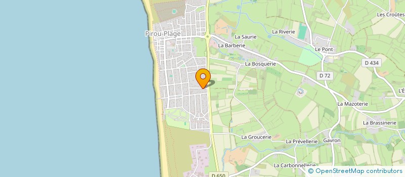 localisation de l'entreprise GEODE  PIROU