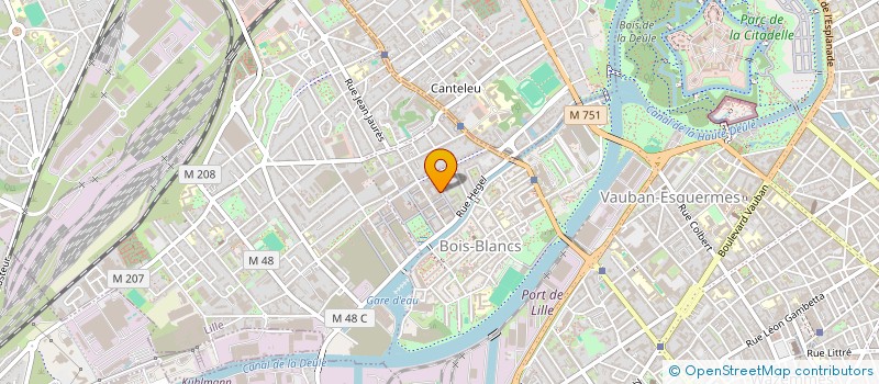 localisation de l'entreprise GEODE-FORMATION à LILLE