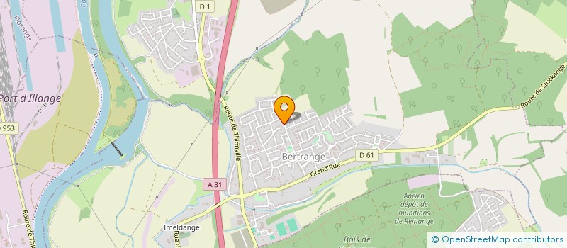 localisation de l'entreprise GEODE MAISONS INDIVIDUELLES à BERTRANGE