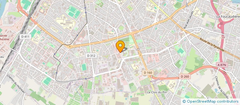 localisation de l'entreprise GEODE TECHNOLOGIES à ANGERS