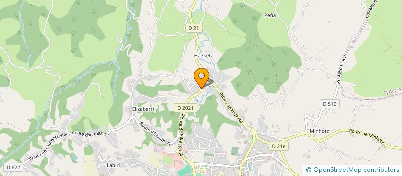 localisation de l'entreprise GEODENAK GEOMETRES EXPERTS à HASPARREN