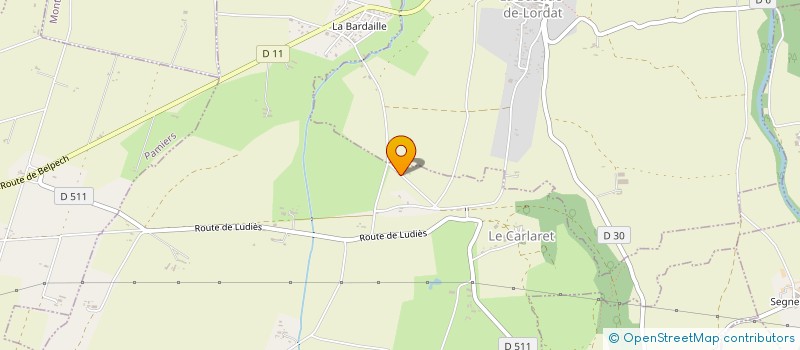 localisation de l'entreprise GEODENT à LE CARLARET