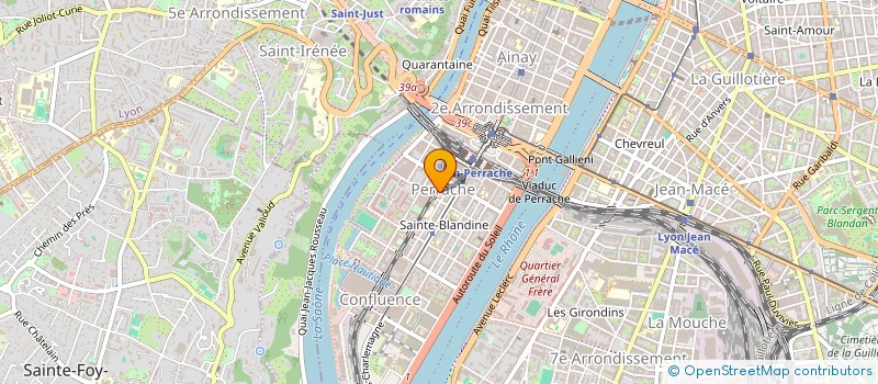 localisation de l'entreprise GEODEOS à LYON